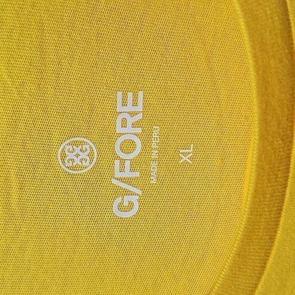 G/Fore Yellow T-Shirt Size XL NWT - Picture 4 of 8